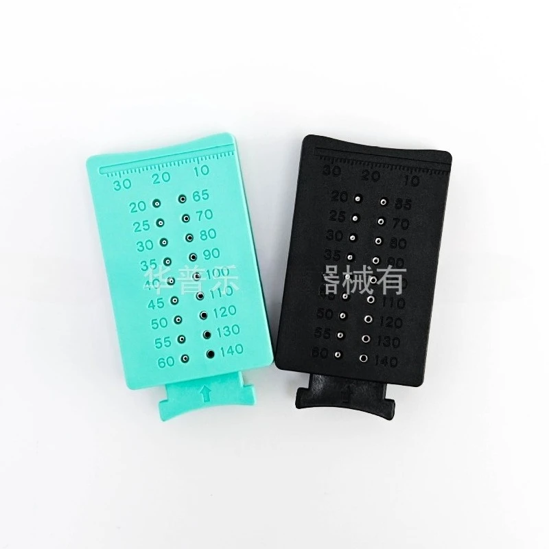 1pcs Lab Square Glue Tip Cutter, Root Canal Glue Tip Measuring Ruler s