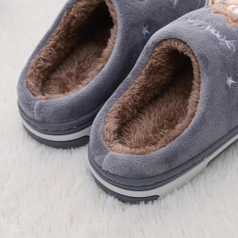 Fashion Toddler Boy Slippers Winter Warm Shoes Casual Home Wear Baby Items Anti-slip Sole Loafers Cartoon Hedgehog Kids Footwear