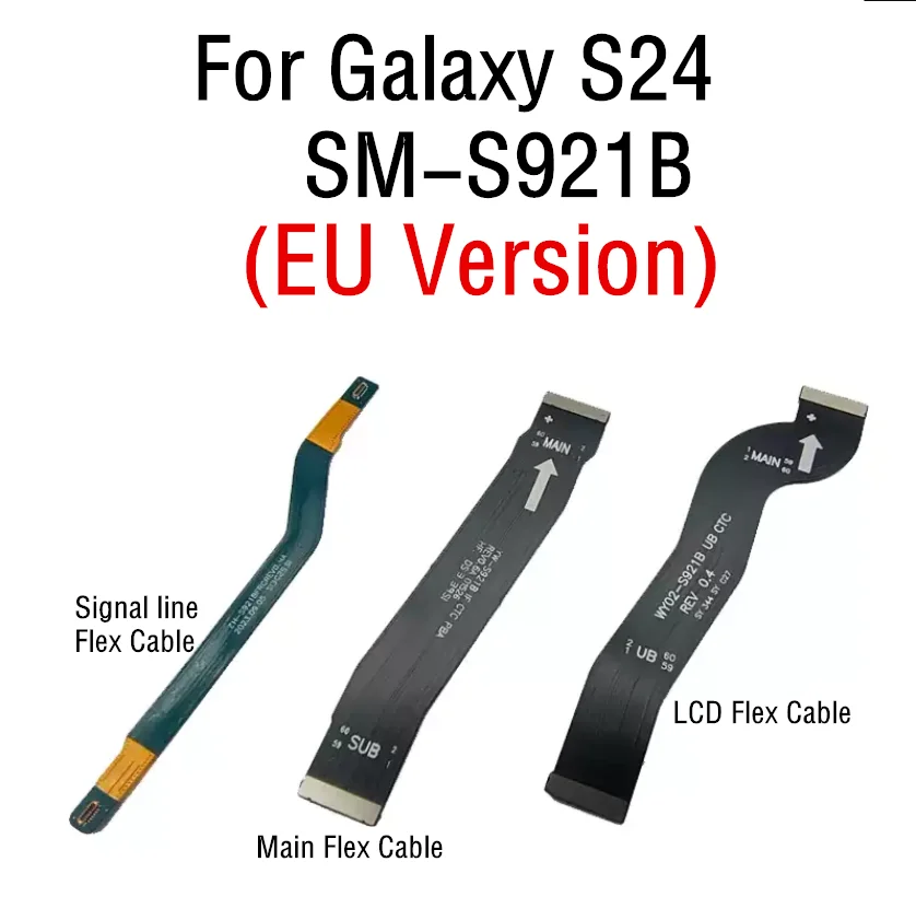 USB Charger Board Connector Charging Dock Port Flex Cable For Samsung Galaxy S24 S921U S921N S921U S24 Signal/main Flex Cable