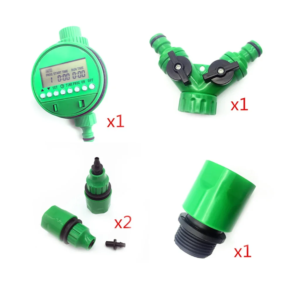 Automatic Irrigation Watering System Digital Timer With 2 Way Shunt Garden Flower Automatic Watering Device Water Controller