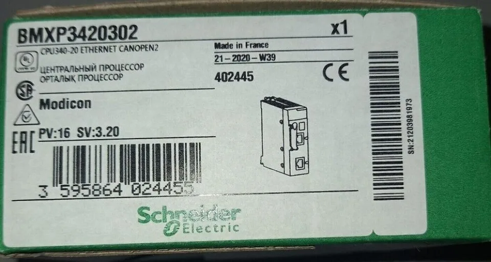 Brand New BMXP3420302 New Fast 1pcs for PLC