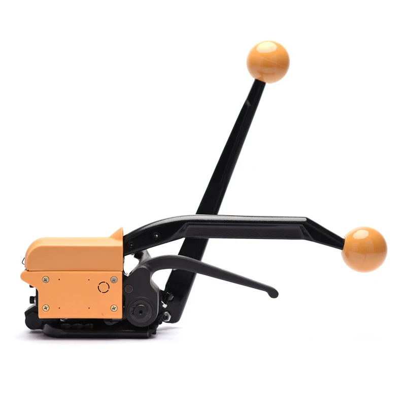 

ZC1-Handy Cliplless Steel Manual Operation Banding Seals Manual No Overlap Strapping Tool for Steel Strap