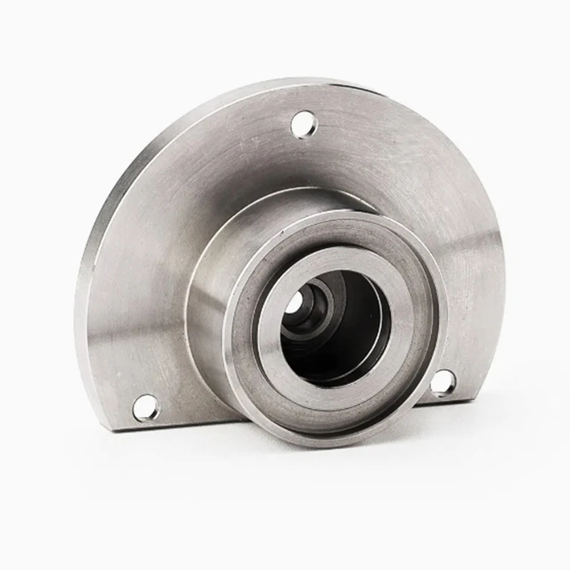 

OEM Высококачественные детали Быстрое прототипирование Фланцевый механический компонент из нержавеющей стали с одним отверстием