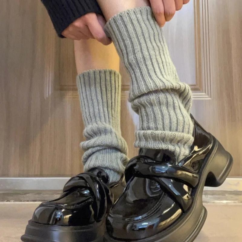 محبوك لوليتا تدفئة الساق المرأة جورب طويل