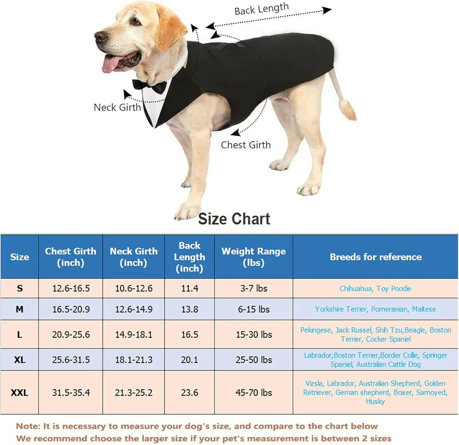 Dog costume large dog tuxedo with detachable,dog wedding costume suitable for large and medium dogs,golden retrievers, labradors