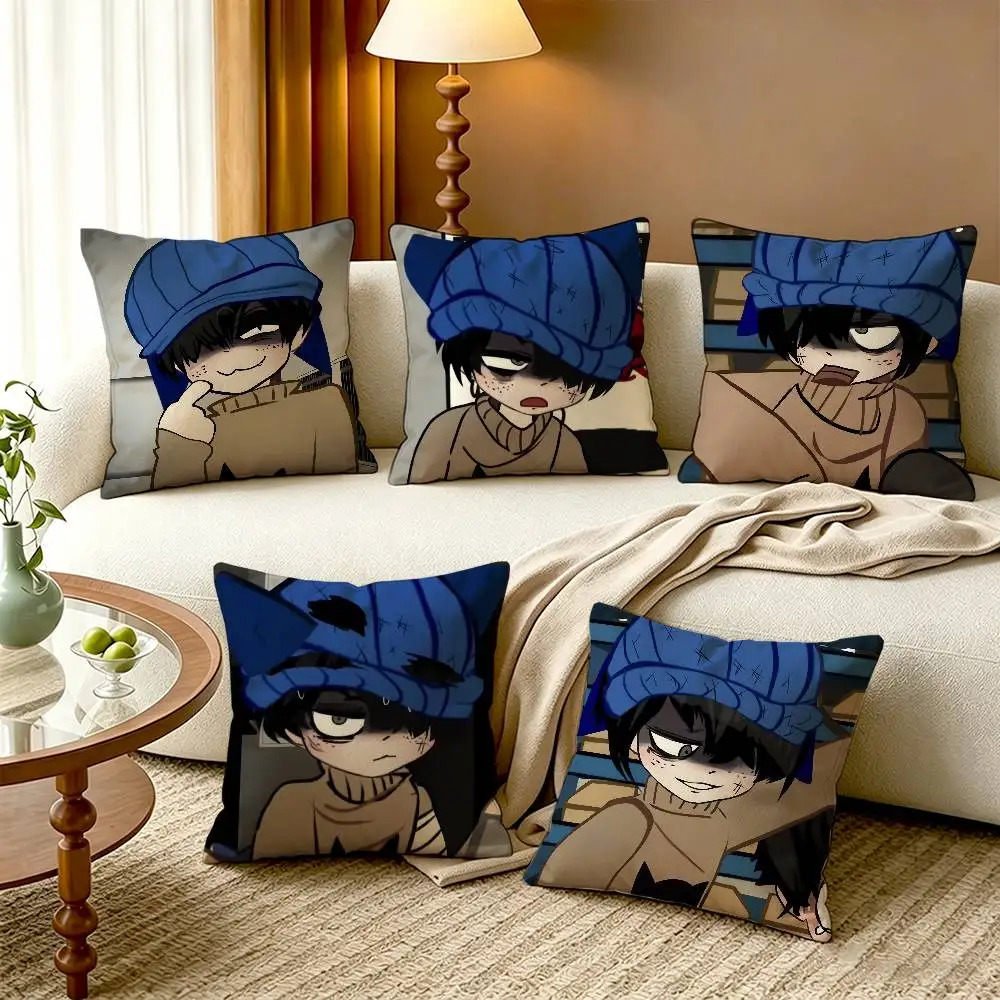 T-TerribleS Luke Mouse  Pillow Case for Sofa Living Room Home office Decor Protective Cover