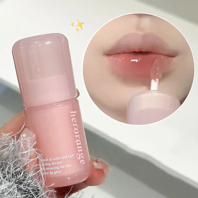 Mirror Crystal Jelly Lipgloss Hydrating Plumping Lip for Lipstick Moisturizing Colored Lip Tint Lips Care Makeup Beauty Cosmetic