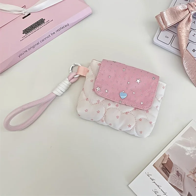 Tragbare Kompakte Niedliche Mehrzweck-Aufbewahrungstasche mit Sturz- und Aufprallschutz-Design, Verwendbar als Karten-, Münz-, Kopfhörer- und Schmucktasche – Detail 6