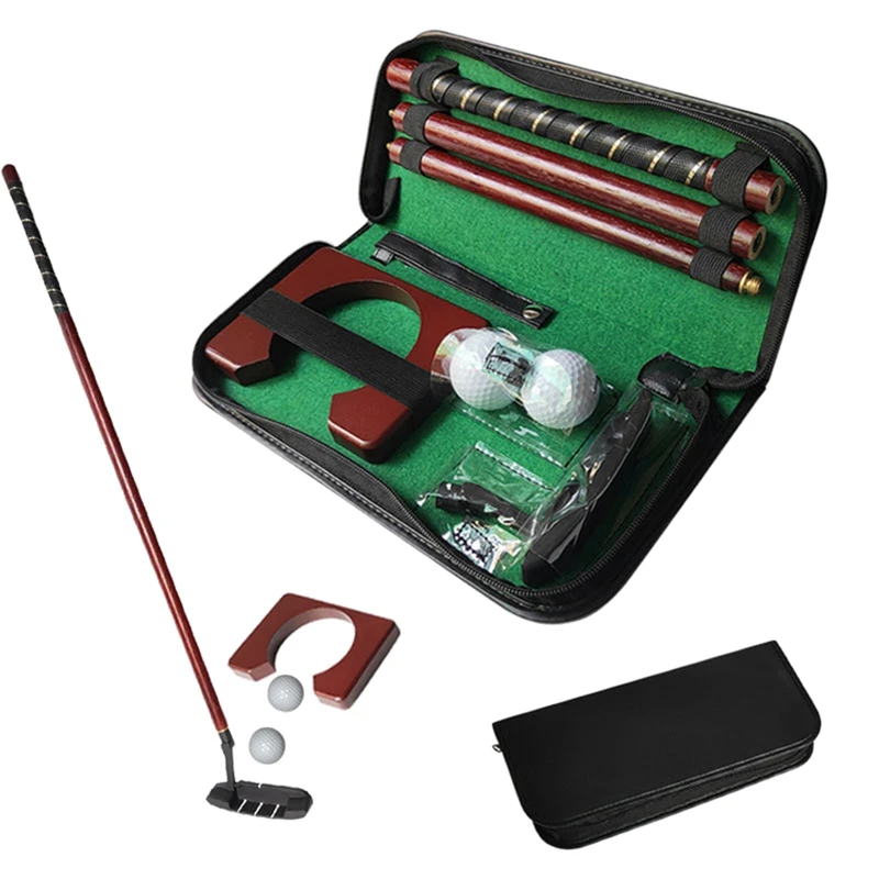 

Golf Putter Set Portable Mini Golf Equipment Practice Kit With Detachable Putter Ball,Golf Training Aids Tool