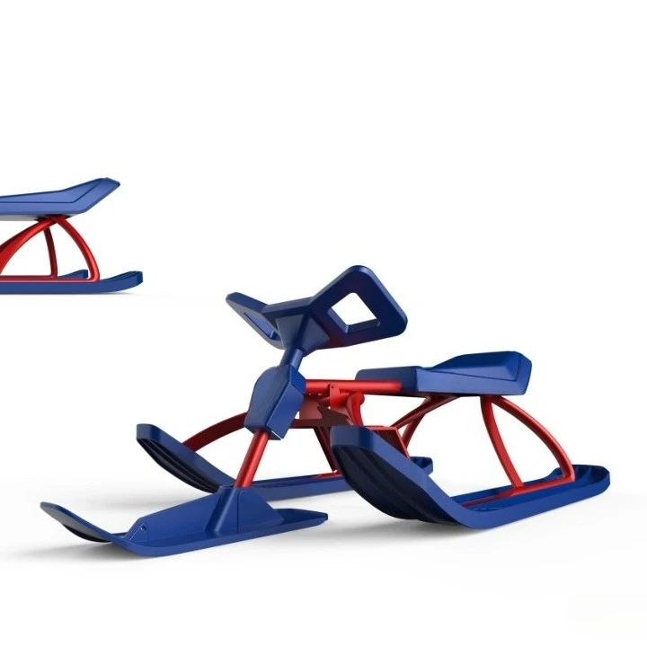 زلاجات على الجليد على الجليد للأطفال والكبار، مركبة ثلجية بمحرك، ركوب مجاني على الجليد #2