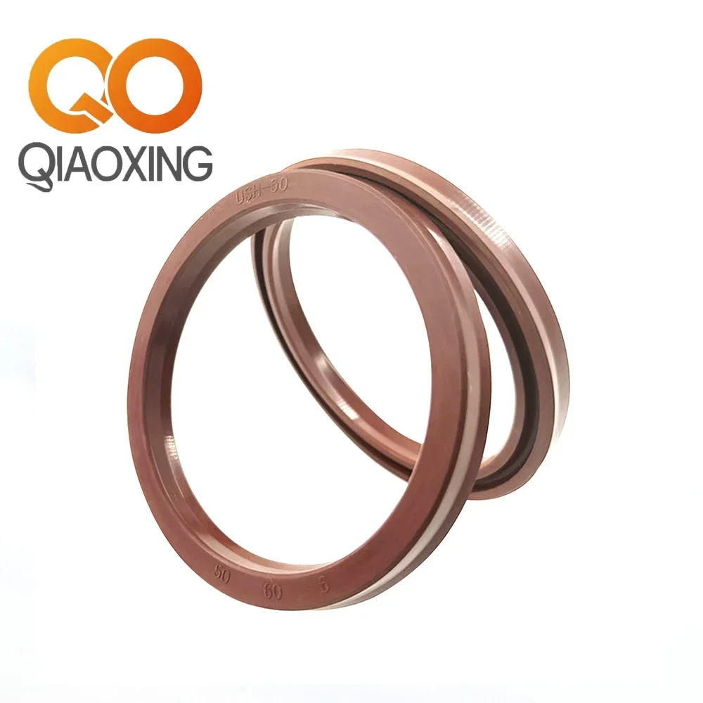 

FKM USH Hydraulic Oil Seals (USH 180~200) -20°C~200°C High Pressure Chemical Resistant for Cylinder/Auto/Excavator (1PCS)