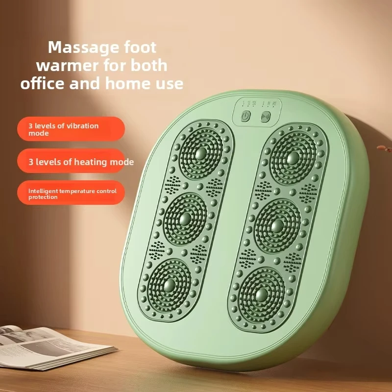 

USB Powered Foot Warmer with Massage 3Heat Settings 3Vibration Modes Heating Foot Mat for Office Home Fast Warm Up Birthday Gift