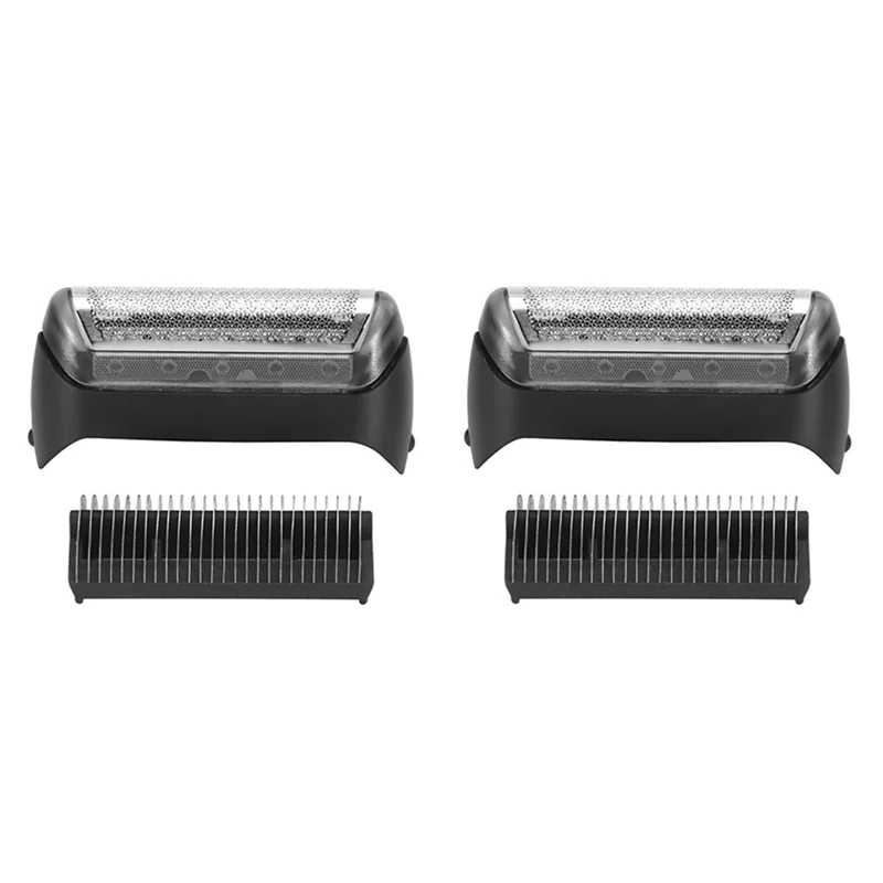 HGFLE-2 Set Shaver Head With Foil For Braun 10B, Compatible With Models 190, 180, 170, 1735