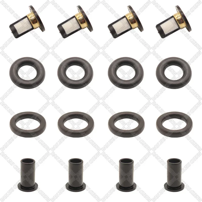 Fuel Injector Service Repair Kit Filters Orings Seals Grommets for 2014 Nissan Note 1.2 Petrol 59kW (80 HP) MPV FBY11H0