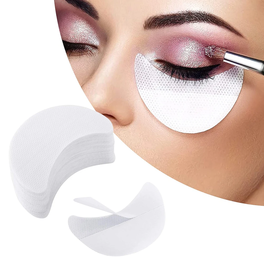 10/20/50/100Pcs Eyeshadow Patch Makeup Eyes Pads Disposable Eye Shadow Applicator Lint Free Under Eye Patches Eyeliner Shields