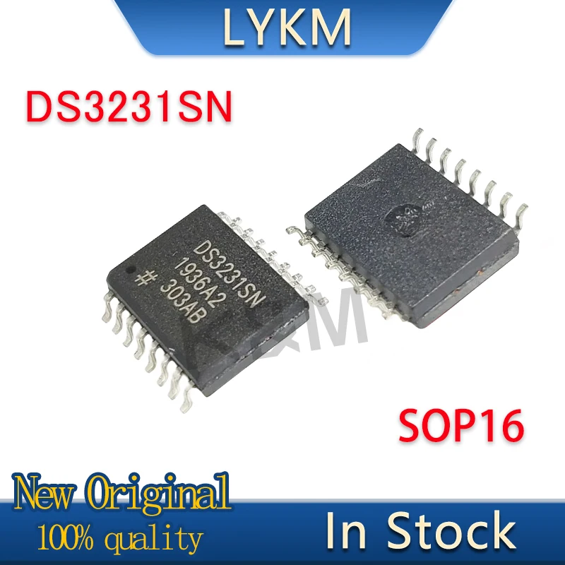 2-5/PCS Nowy oryginalny układ modułu zegara czasu rzeczywistego DS3231SN DS3231 SOP16 w magazynie