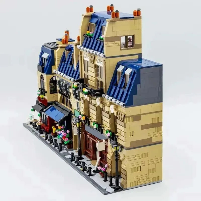 MOC 3532 Uds. Arquitectura de París calle Modular estilo Haussmann caras vista de calle creativa 910032 rompecabezas juguetes regalo para adultos