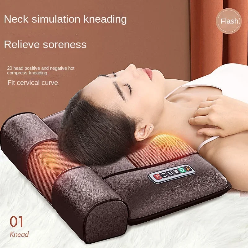 Electric Massage Mattress Vibrating Heating Infrared Massager Cushion Neck Back Foot Full Body Pain Stress Relief Body Relax