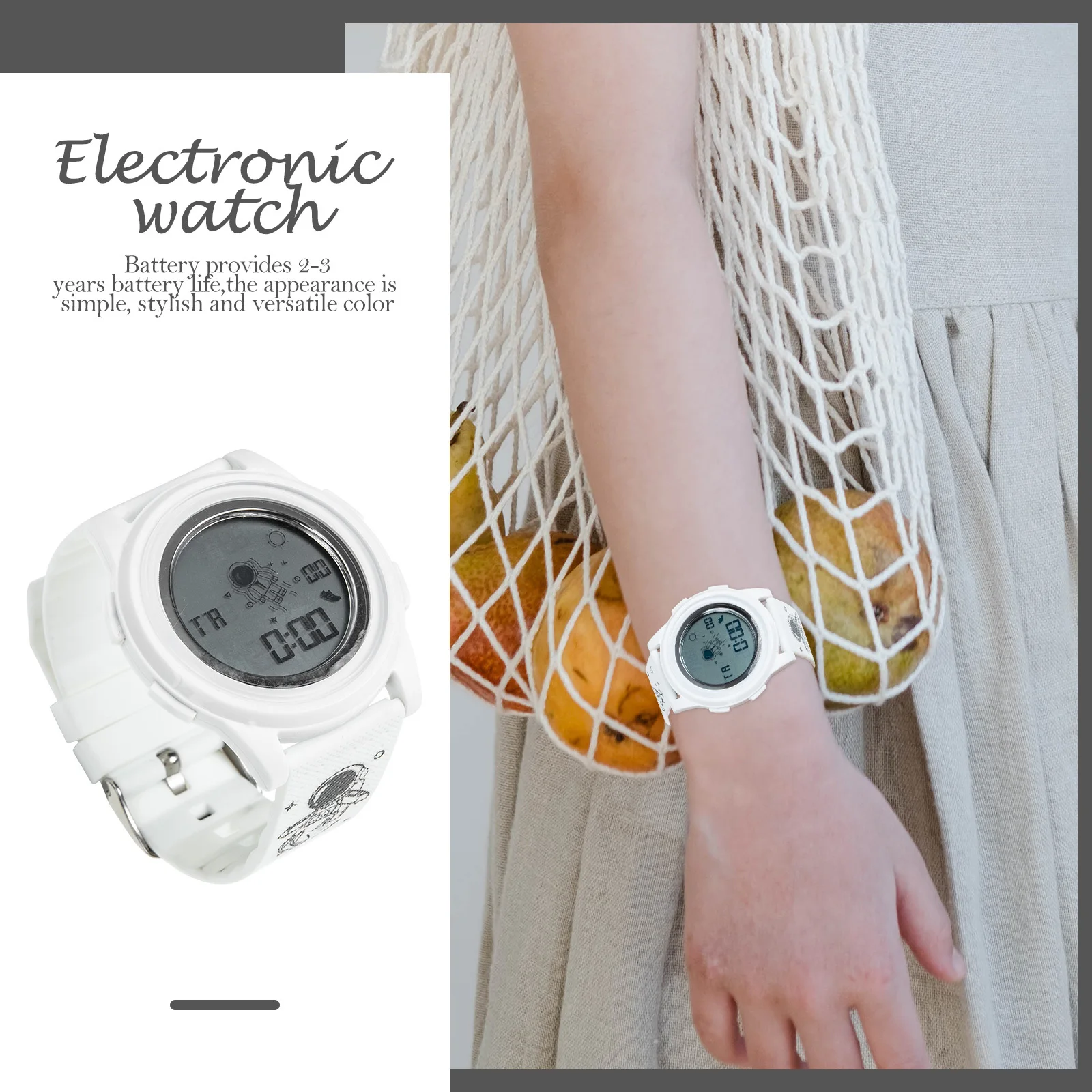 Electronic Watch Kids Unisex Multi-Functional Digital Wrist Watch Luminous Date Timer Sports Children Smartwatch