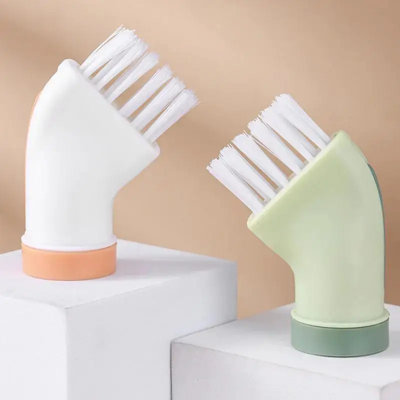 Creative Crevice Cleaning Brush Can Connect Mineral Water Bottle Wet and Dry Cleaning Brush Multifunctional Dead Angle Brush