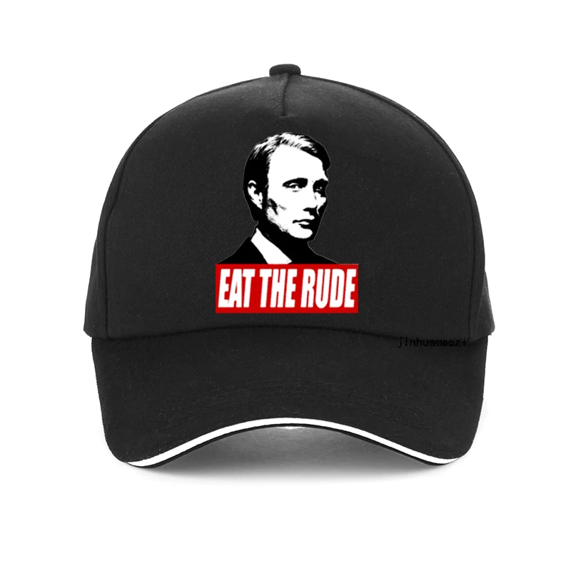 

Eat The Rude Hannibal baseball cap Men Cotton summer cool men hat Lecter Mads Horror Hannigram funny djustable Snapback hats