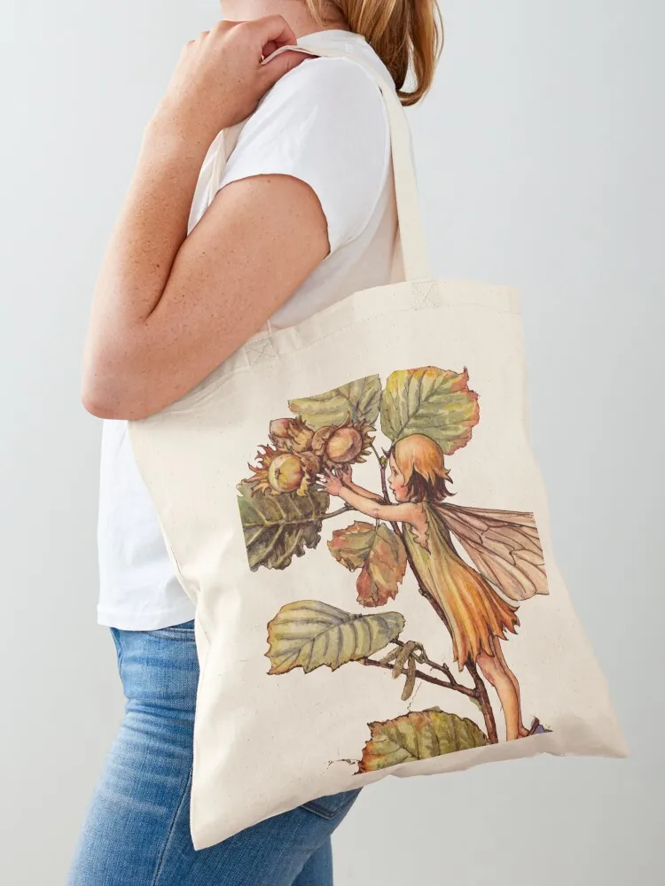 The Hazel-Nut Fairy Tote Bag custom bags personalized tote bag Canvas Tote Bag