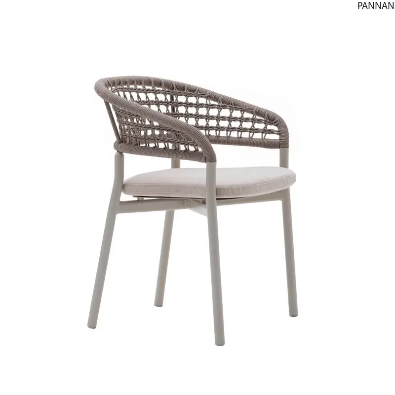 Outdoor rattan tables and chairs villa courtyard homestay open-air waterproof sunscreen leisure rattan chairs
