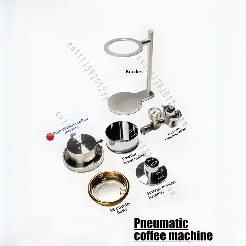 Pneumatic Espresso Coffee Machine, Portable Italian Coffee Maker for Home & Outdoor Camping Use