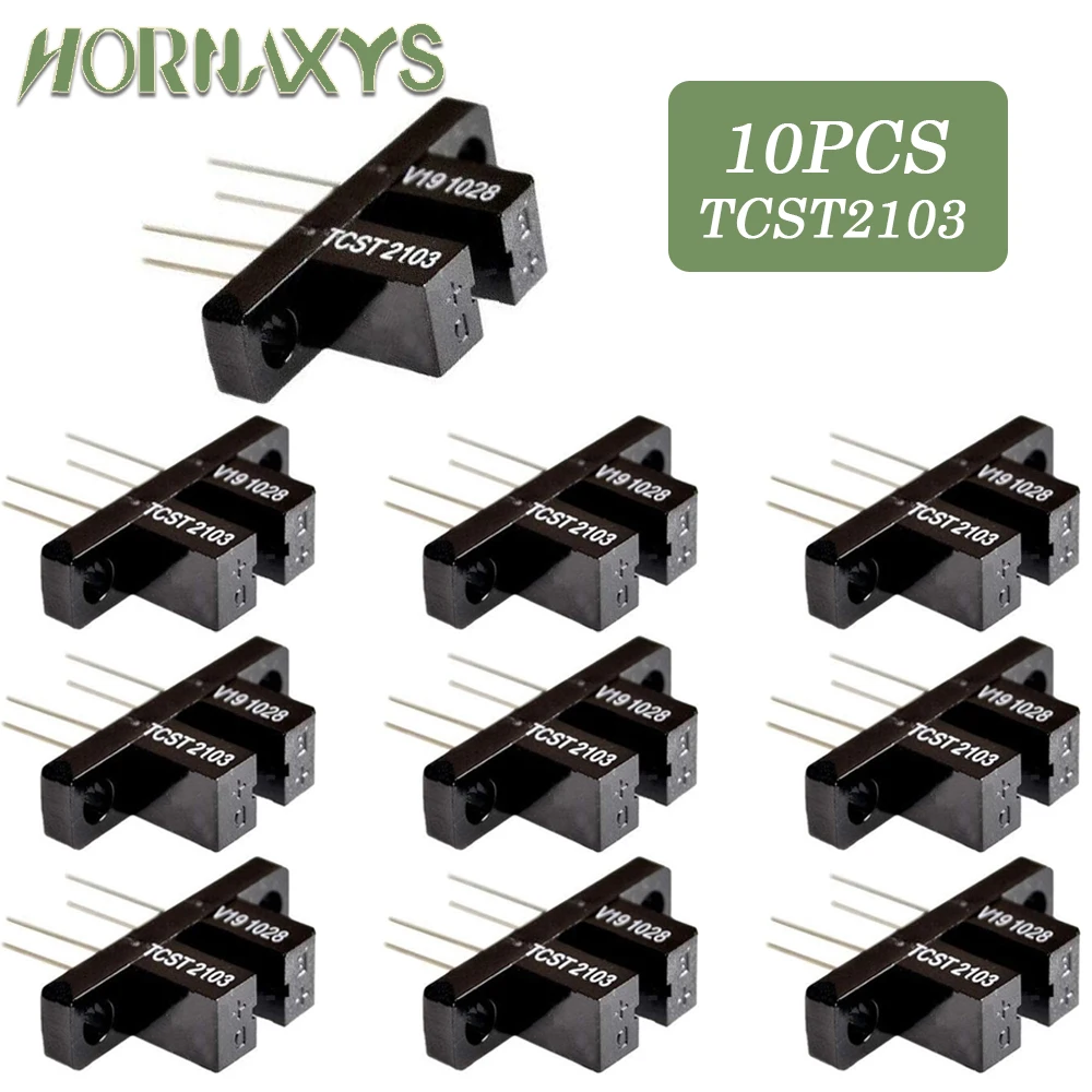 10Pcs TCST2103 Optical Endstop Switch Light Limit Switch Light Control Sensor Switch Optoelectronic Switch for Reprap 3D printer