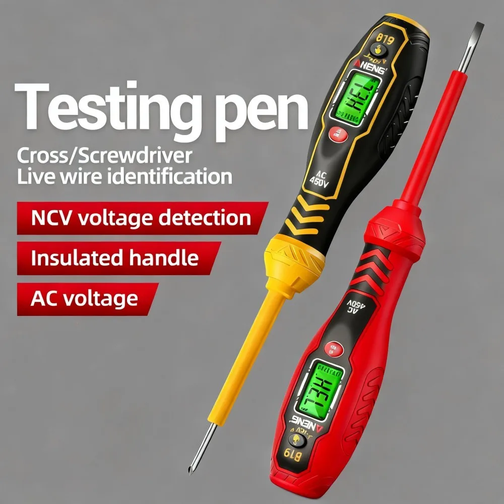 B19 NCV Voltage Probing Tester Meter Tools Intelligent Sensing Digital Measuring Pen Non-Contact 30V-1000V Voltage Detector