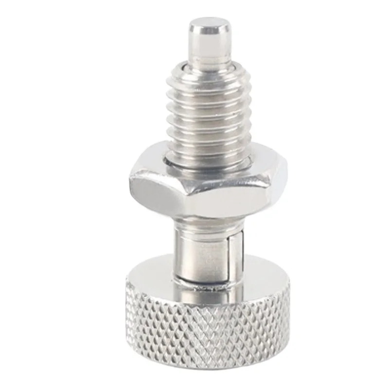 For Knob Plunger Knurled Head Indexing Pin Self-locking Reset Type Latch Pull Pin Fixed Pin
