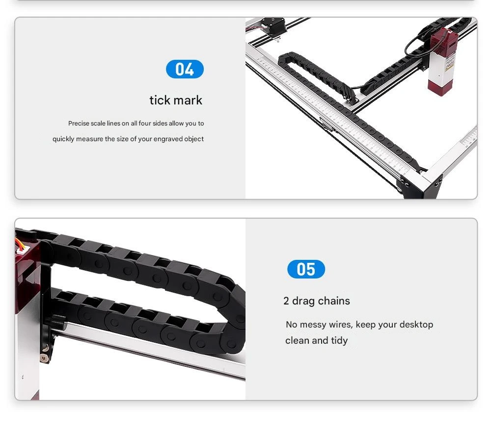 4040Pro CN Engraving Milling Machine 5.5W/10W Upgrade GRBL Control Cutting on Leather Acrylic Wood Stone Paper Rubber