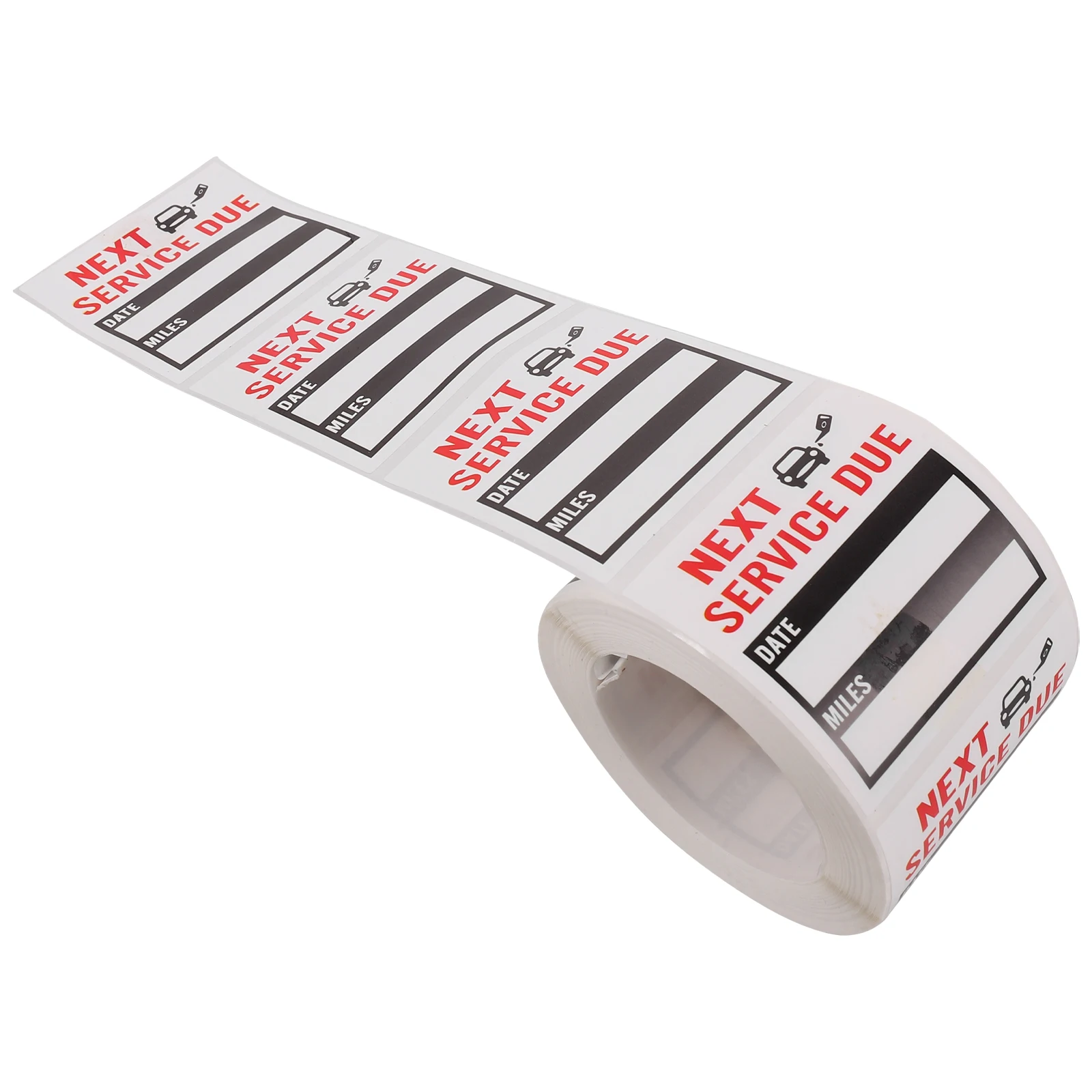 

Oil Change Sticker Car Service Labels Black Removable Adhesive Maintenance Reminder Tags Auto Due Date Decal Waterproof