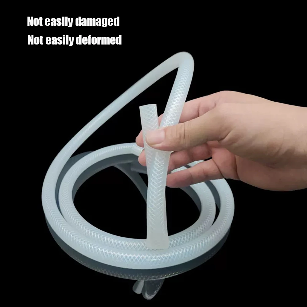 

Thickened Food Grade High Pressure Steam Mesh Silicone Tube High Temperature Resistant Pressure Resistant New Material