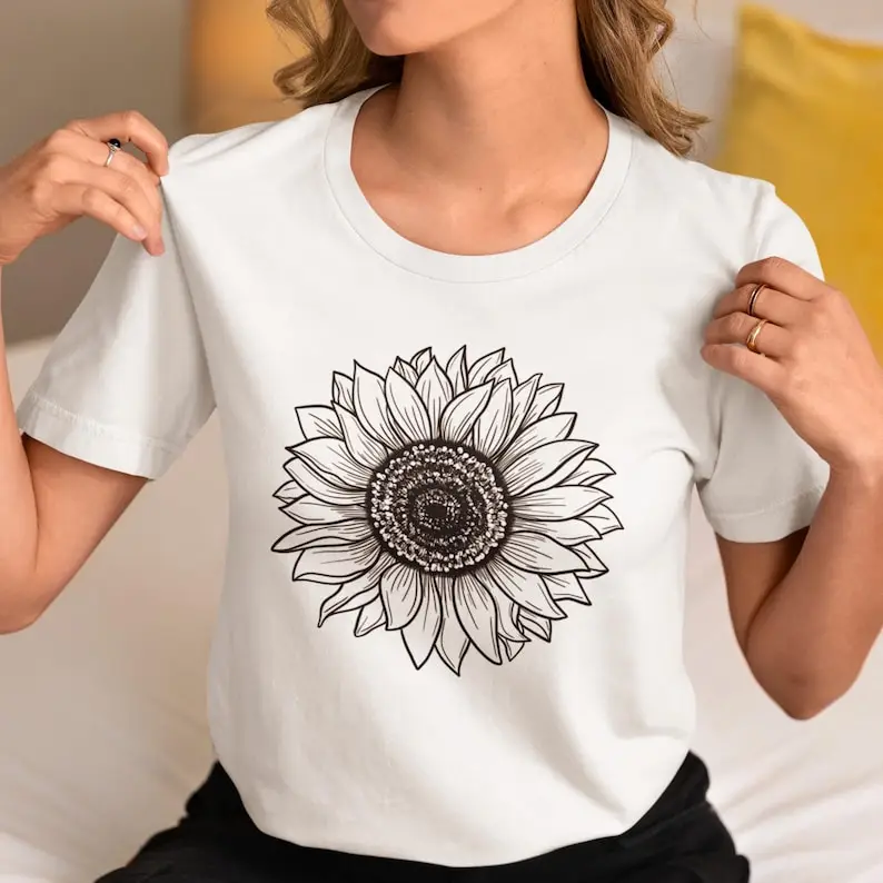 

Sunflower Shirt, Sunflower Gift, Floral, Flower Shirt, Garden, flower Lover Gift Tee