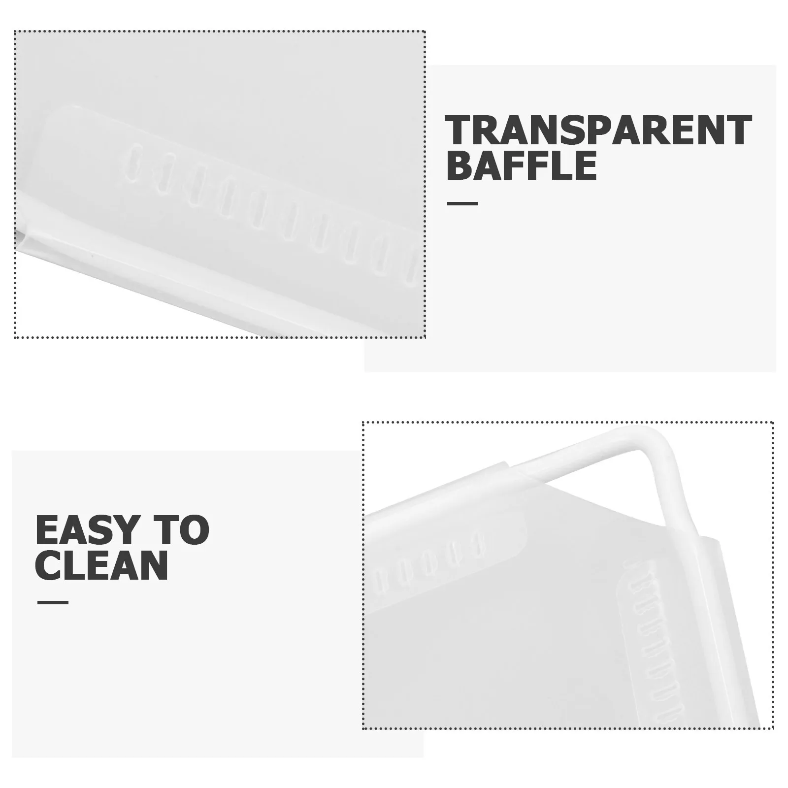 

1Set Table Privacy Board Sneeze Guard Desktop Divider Panel Lightweight Protective Shield Barrier for Students Classroom