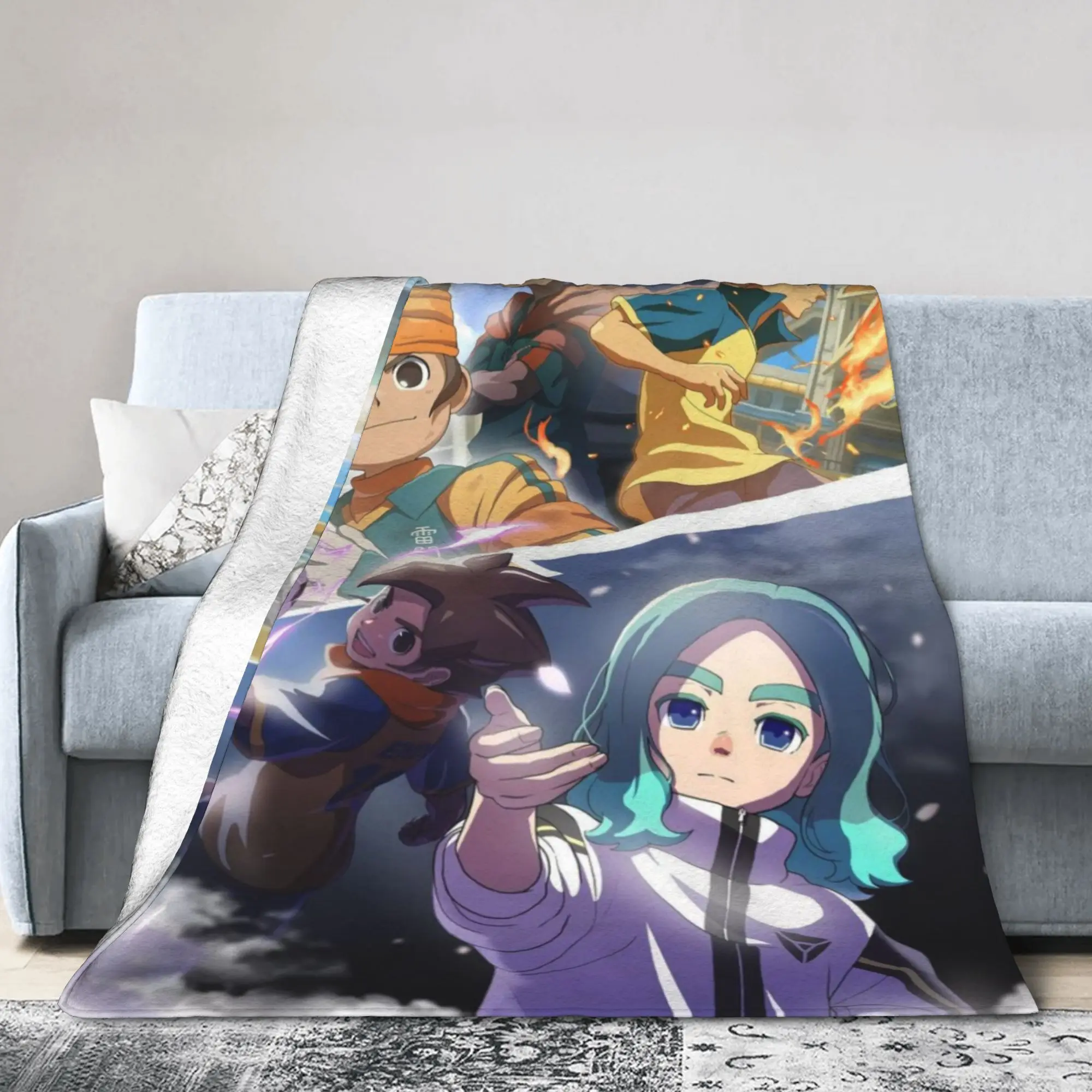 Inazuma Eleven: Victory Road Merch Blankets Soft Fleece  Throw Blankets Relax Bedspread