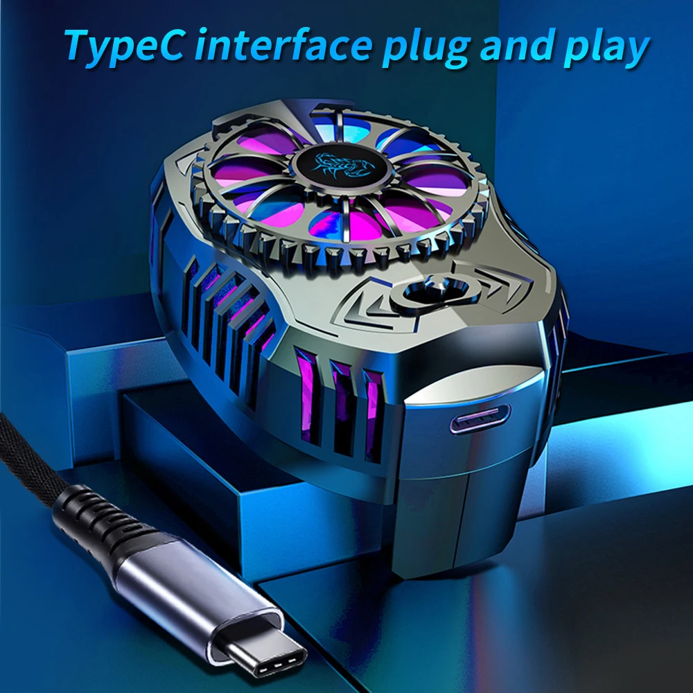 TISHRIC Portable G4 Mobile Phone Cooler Cooling Fan Radiator Phone Cooler Semiconductor refrigeration Heat Sink For Cellphones