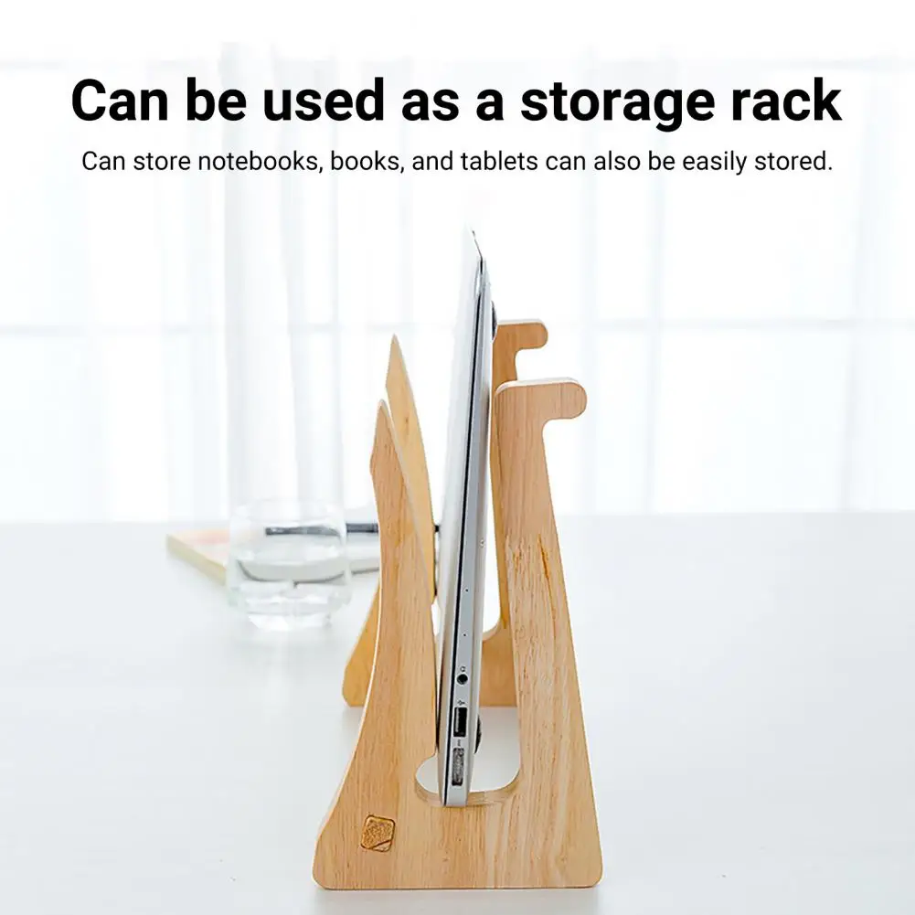 ขาตั้งแล็ปท็อปอเนกประสงค์ทำจากไม้ตัวระบายความร้อนสำหรับโน้ตบุ๊ค Pro Air Pro แท่นรองไม้แบบถอดออกได้