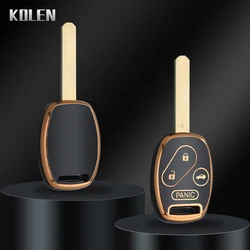2 3 4 Buttons TPU Car Key Case Cover Shell For Honda Accord Civic CRV CR-V Pilot Insight Ridgeline Protected Fob Bag Accessories