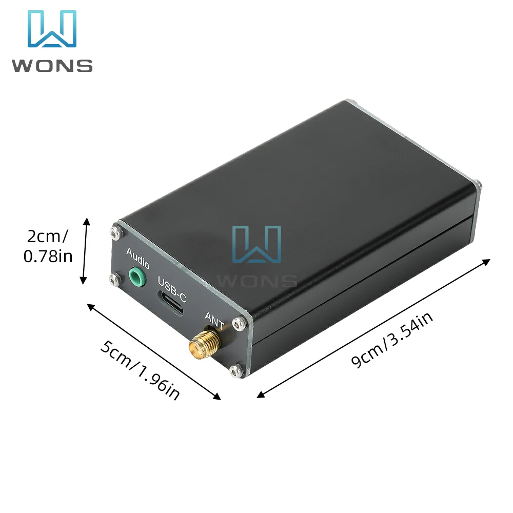 2000 متر FM الارسال 0.5 واط 76-108 ميجا هرتز شاشة ديجيتال FM هوائي جهاز ريسيفر استقبال وإرسال 3.5 مللي متر الصوت ستيريو نوع-C واجهة #6