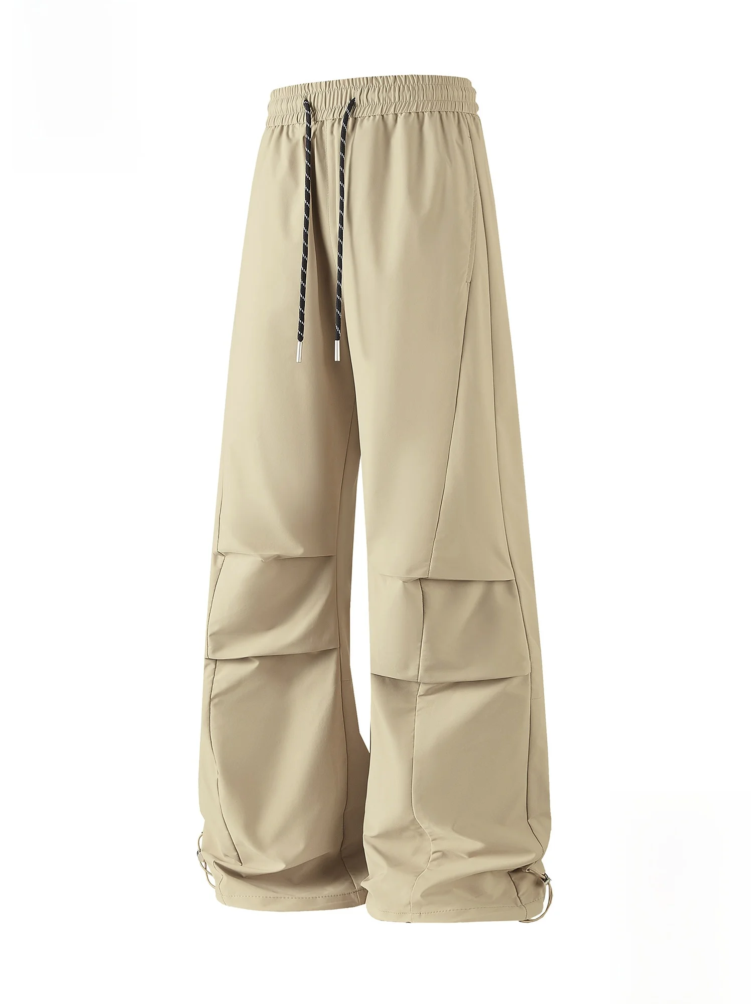 

Мужские повседневные брюки PaulFrank для активного отдыха, весенние, модные, с плиссировкой, прямого кроя, удобные рабочие брюки в американском стиле