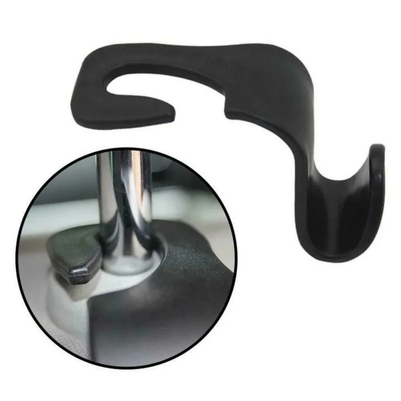 2/4/8PCS Car Seat Headrest Hook For Auto Rear Seat Organizer Hanger Storage Holder For Handbag Bags Clothes Coats Hook in Car