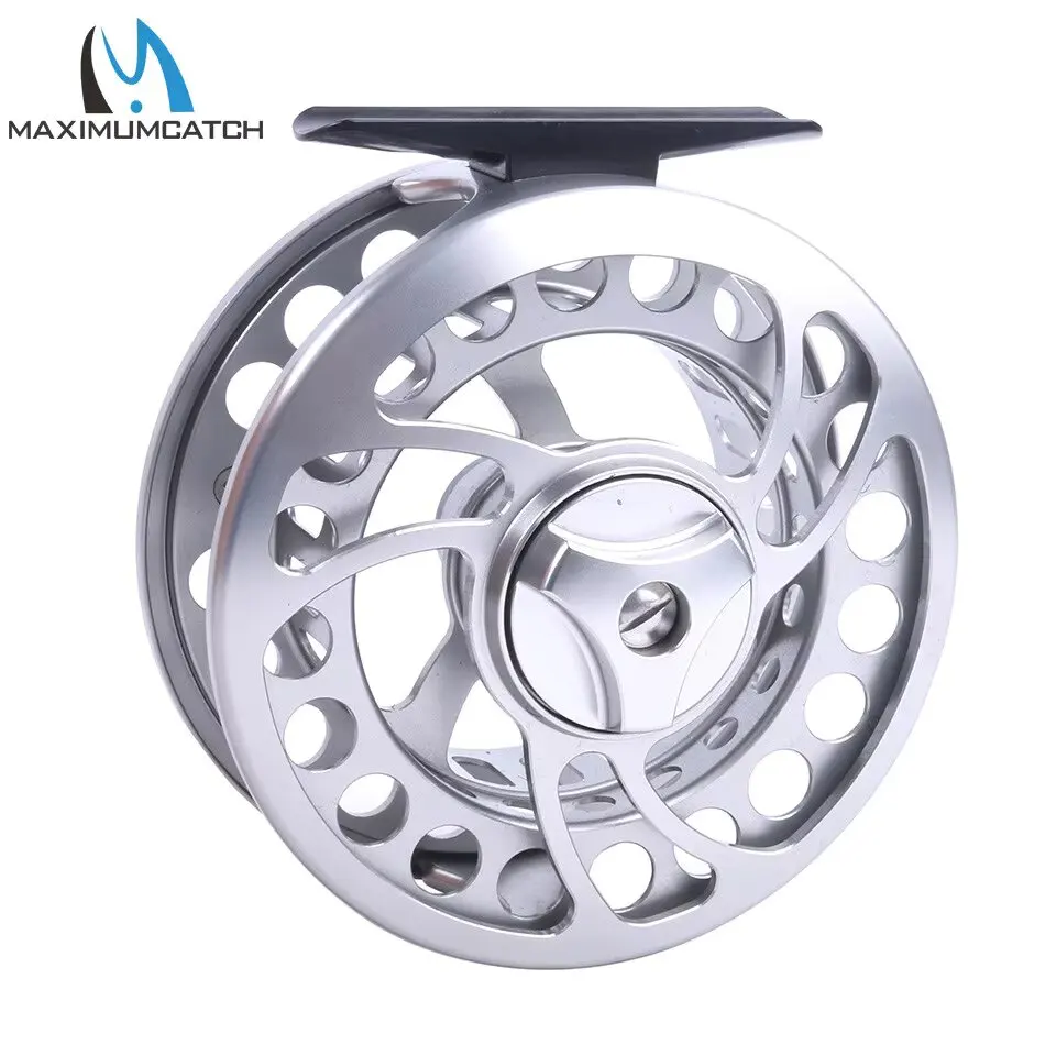 Maximumcatch ML 3-9wt Mid-Large Arbor Fly Fishing Reel CNC Machine Cut 6061T6 Aluminum Fly Reel