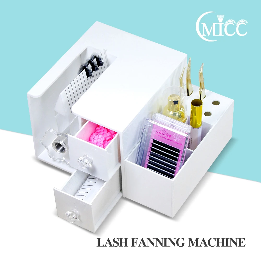 Eyelash Extension Fans Making Machine Lash Root Splitter Volume Eyelash Fan Maker Easy Fan Eyelashes Self Fanning Separator Tool