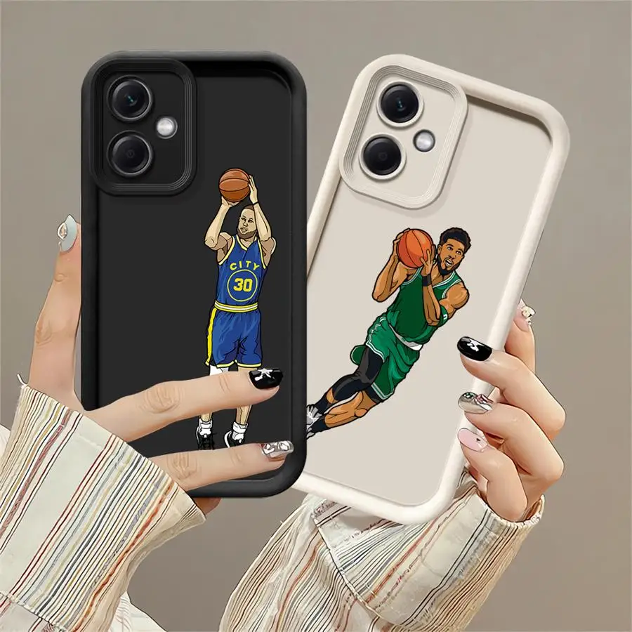 Basketball Player Phone Case for Xiaomi Redmi A3x 13 12C A3 A1 Plus 12 A2 Poco C61 C50 C51 X3 Pro Soft Cover Silicon