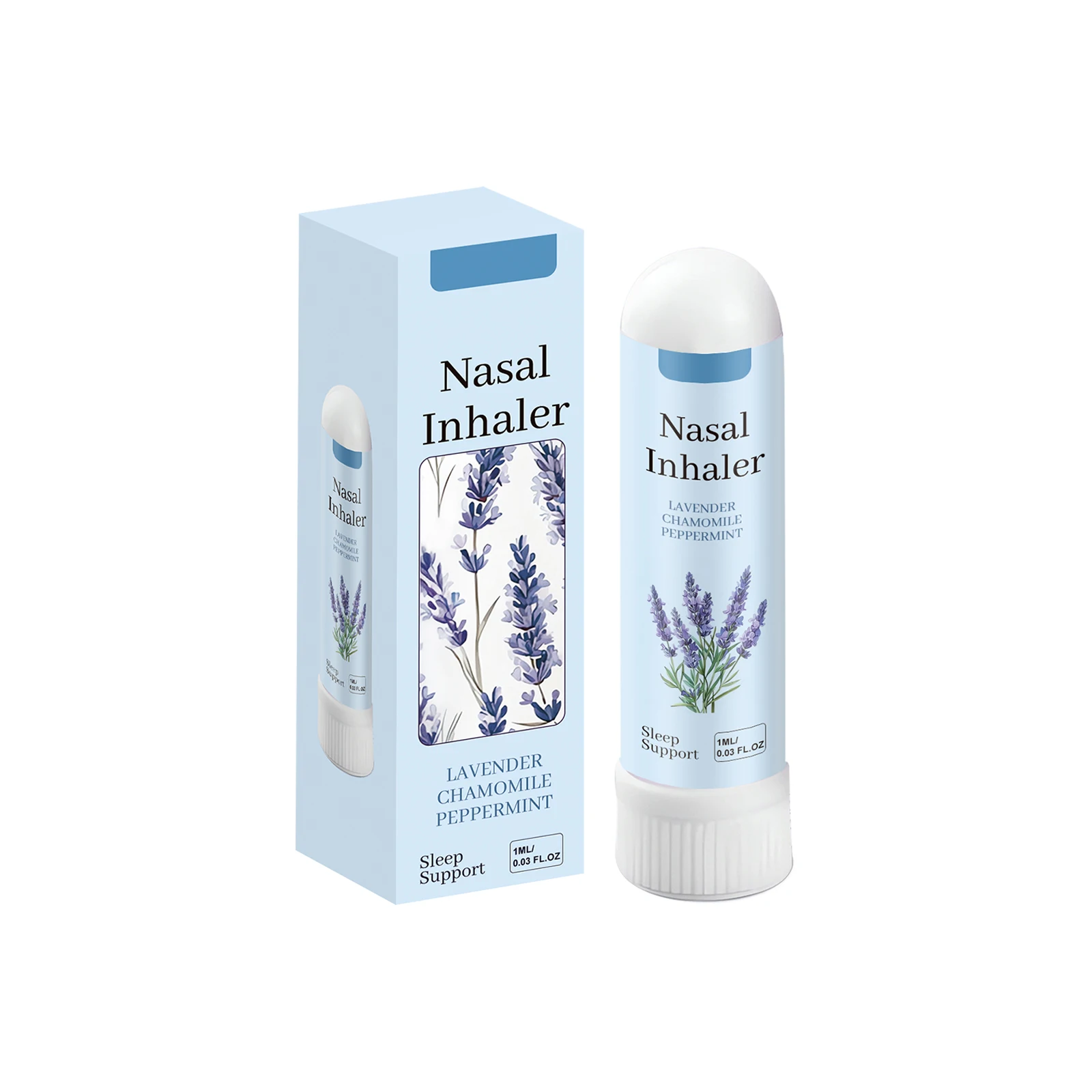 Herbal Nasal Inhaler Stick Stress Relief Mood Calm Sleep Aid Refreshing Portable Nasal Care Tool Purifier Stick Deep Sleep Care
