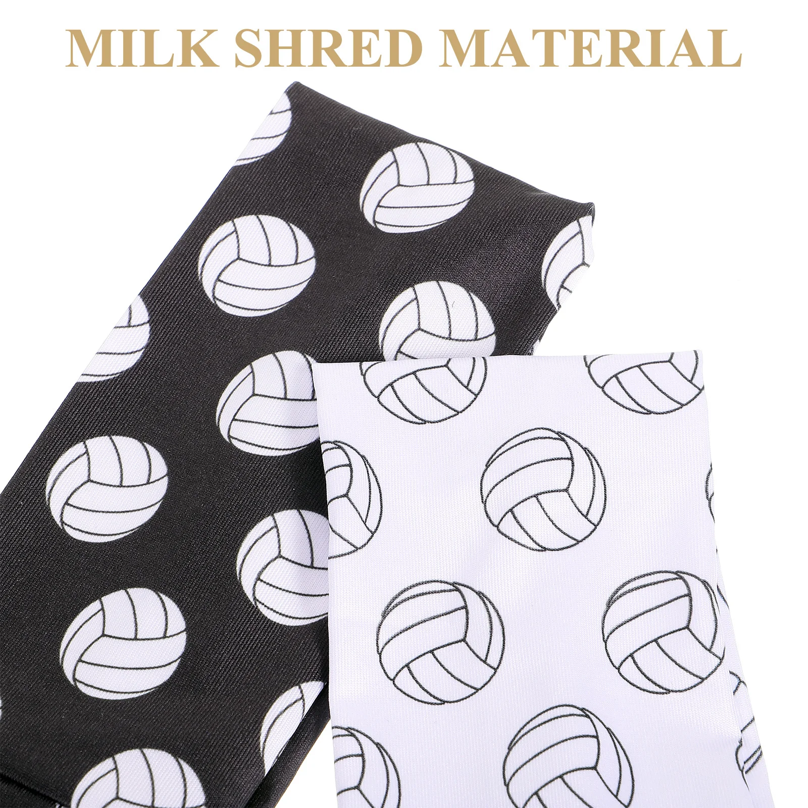 

2Pcs Volleyball Sports Headband Sweat Absorbent Elastic Breathbands for Men Women Running Yoga Gym Sweat Headband