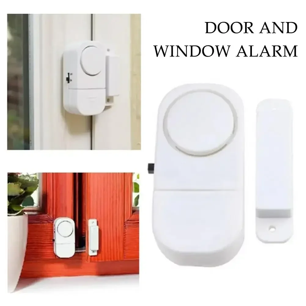Wireless Door Window Alarm Security System Magnetic Sensor Anti-theft Alarm for Home Window Door Protection Easy Install Burglar