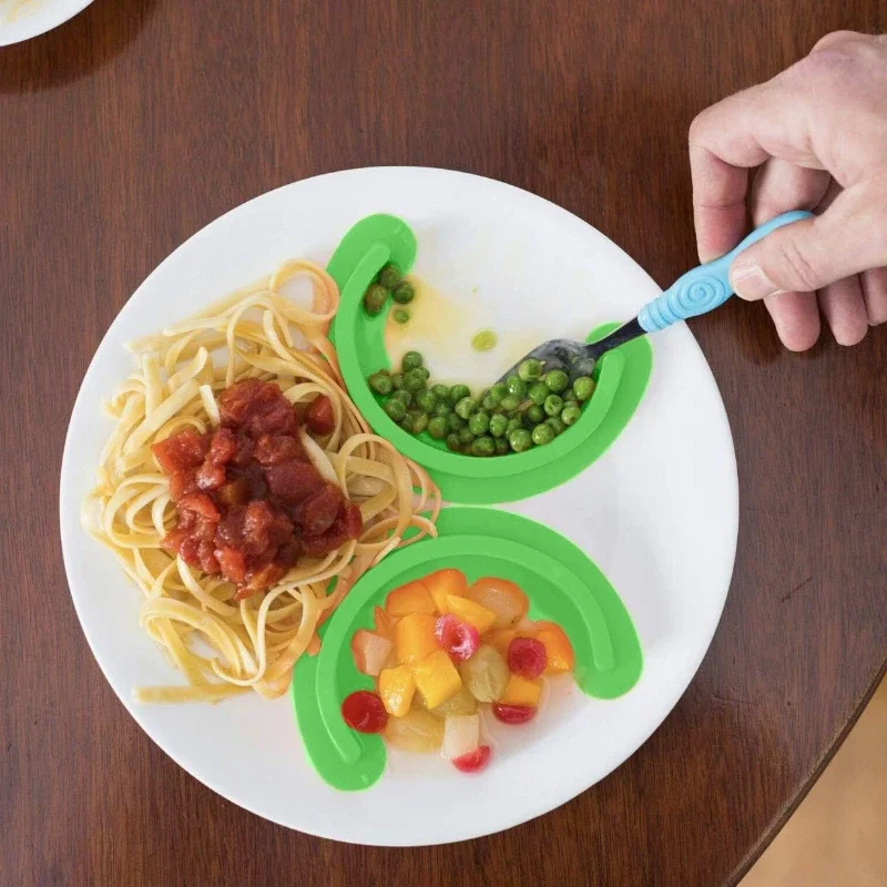 Séparateur alimentaire en Silicone, panneau de déflecteur alimentaire, plat de séparation, portion bariatrique, repas, régime alimentaire, plaques de poids de planification
